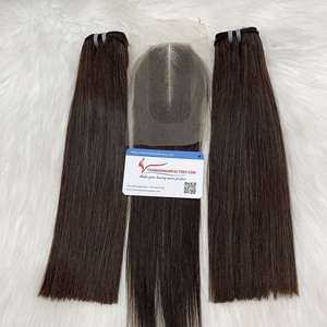 Vente en gros extension de cheveux à trame droite en os naturel 100% cheveux vierges bruts fabriqués au Vietnam de haute qualité - Product Image 2