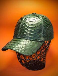 Gorra de Béisbol Unisex de 6 Paneles con Estampado de Pitón en Gamuza, Ajuste Común 54-56CM, Estilo Casual para las Cuatro Estaciones - Product Image 2