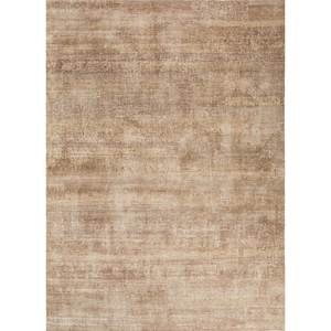 Tapis en laine noué à la main Uvenuti beige et marron AKWL-13025, nouveau tapis rectangulaire abstrait pour la maison, le salon, le couloir, l'entrée, style puzzle - Product Image 1