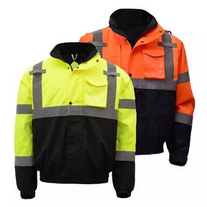 Chaquetas DE TRABAJO reflectantes de alta visibilidad Ropa de trabajo de seguridad Servicio OEM Cómoda Venta caliente Chaqueta protectora duradera para exteriores - Product Image 1