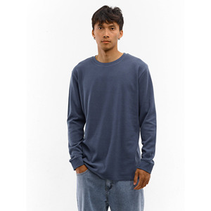 Camiseta de Manga Larga para Hombre, Diseño de Logotipo Personalizado OEM, Estilo Moderno, 100% Algodón, Cuello Redondo, Corte Holgado, Ecológica - Product Image 1