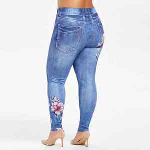 กางเกงผ้ายีนส์สำหรับผู้หญิงกางเกงผ้ายีนส์สำหรับใส่ลำลองซักง่ายระบายอากาศได้ดีดีไซน์ล่าสุดของ2025 - Product Image 4