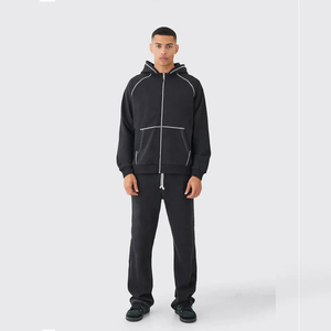 Nouvelle conception, coupe classique, survêtement d'hiver imprimé pour homme, vêtements de rue décontractés, prix de gros, ensemble de survêtement unisexe - Product Image 5