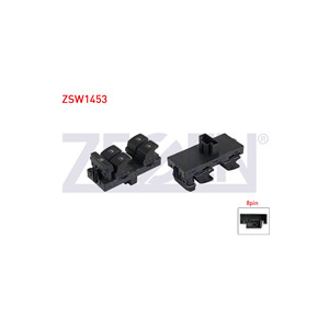 Interrupteurs automatiques chromés 8 broches pour l'ouverture de la vitre avant gauche Golf 7 et modèles 2012 ultérieurs 5G0959857A Sans garantie Fabriqué en TR - Product Image 1
