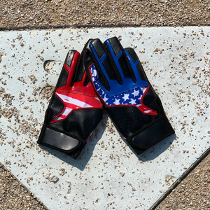 Unisex Professional Customized Logo Design Cabreta Leather Batting Gloves Breathable Softball and Baseball Gloves - Product Image 5