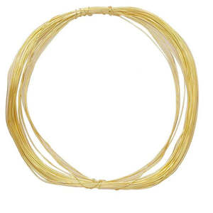 ลวดทองแดงขนาด 27 เกจ 0.4 มม. ยาว 1 เมตร สำหรับทำเครื่องประดับ สีทอง เงิน โรสโกลด์ และอุปกรณ์ร้อยลูกปัด - Product Image 2