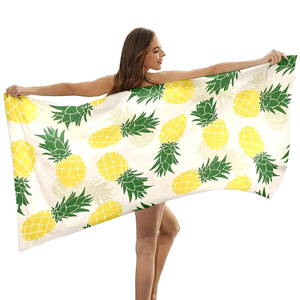 Luxury <b>Sports</b> Beach <b>Towel</b> High Quality Quick Dry Soft Cotton Eco-Friendly Printed with Custom Logo Plaid Pattern OEM ODM Options - Product Image 1