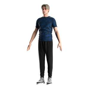 Men's Terry Compression Shirt - Durable Stitching & Custom Logo, OEM Bulk Order - Product Image 5