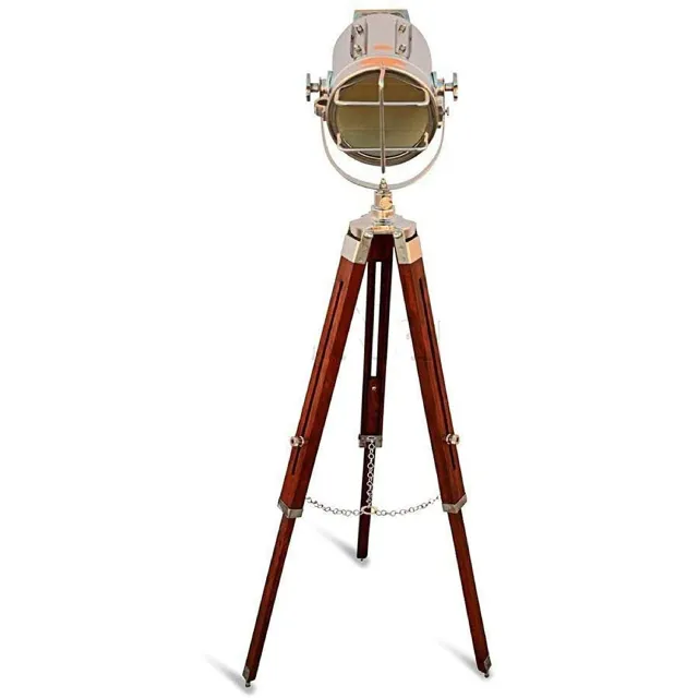 Designer Nautical Spotlight Collectible Searchlight Spot Light Studio Adjustable Tripod Floor Lamp Sale