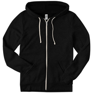 Venta al por mayor Zip-Up Hoodies Collection 3909 Unisex Tri-blend Fleece Zipper Hoodie Chaquetas - Product Image 4