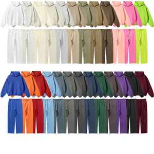 100% coton solide pull à capuche pour hommes épais polaire poids lourd surdimensionné impression personnalisée Logo hommes sweats à capuche & sweat-shirts - Product Image 1