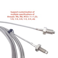 Capteur thermocouple industriel haute performance en acier inoxydable blindé IP64, type K/J/T, résolution 0,1°C, rapide, OEM/ODM