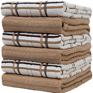 Toallas de Cocina Esenciales 100% Algodón con Diseño Damasco, Altamente Absorbentes, Duraderas, de Secado Rápido, Colores Personalizados, para Hogar y Hotel - Product Image 5