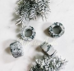 Anneaux de serviette en marbre de qualité supérieure pour hôtels, avec vaisselle en pierre durable pour banquets, restaurants et décorations de mariage - Product Image 2