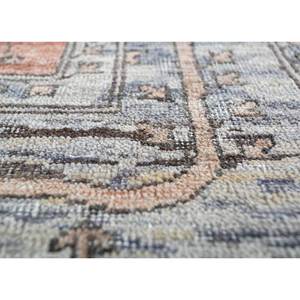 พรมขนสัตว์อัฟกันถักมือลายเรขาคณิต รุ่น Someplace in Time EA-7110/cs-01 สีแดงและสีส้ม สำหรับใช้ในบ้าน - Product Image 3