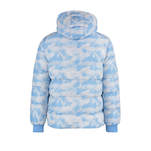 Veste matelassée d'hiver à sublimation personnalisée vêtements de style tendance veste matelassée chaude ajustée d'hiver pour hommes - Product Image 2