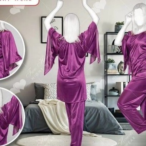 Venta al por Mayor de 5 Piezas de Camisones Sexys de Talla Grande, Conjunto de Lencería de Encaje y Satén para Mujer, Ropa de Dormir Suave de Seda - Product Image 2