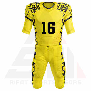 Uniformes de football américain personnalisés de haute qualité, sublimés, avec nom d'équipe inclus, kits d'entraînement en gros - Product Image 1