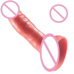 Xise hochwertige <span class=keywords><strong>Dildo</strong></span> Silikon braune Haut mit Saugnapf Prostata <span class=keywords><strong>Dildo</strong></span> Sexspielzeug für Frauen Penis Falange realistischen Penis - Product Image 2