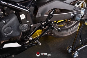 Kit de repose-pieds arrière pour moto BEV2 Series pour Honda CBR150R 2017 CY, avec retour de force de freinage de précision - Product Image 4