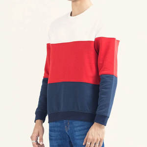 Unisex Embossed Pullover Sweatshirt 100% Cotton <b>Crewneck</b> for Winter - Product Image 6