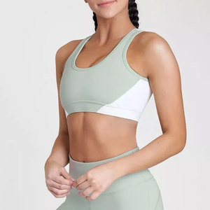 สปอร์ตบราระบายอากาศได้ดีสำหรับผู้หญิงเสื้อชั้นในครอปไหล่ข้างเดียวแบบแห้งเร็วมีดีไซน์มีเอกลักษณ์ขนาดใหญ่พิเศษ - Product Image 1