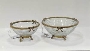 Bol en métal et en verre Bol de service de taille personnalisée de la meilleure qualité du fabricant en Inde - Product Image 2