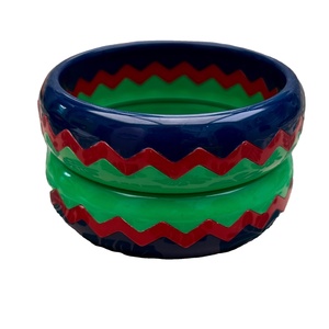 Nouveaux bracelets en acrylique colorés de haute qualité, ensembles de bracelets tendance, élégants, fantaisie, unisexes, bijoux à la mode pour femmes - Product Image 4