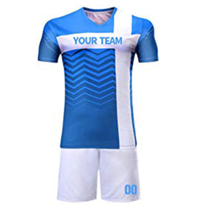 Conjunto de Camiseta y Pantalones Cortos de Fútbol Personalizables al por Mayor, Unisex, Tallas Grandes, Transpirables, de Secado Rápido, 100% Poliéster, Premium para Verano - Product Image 2