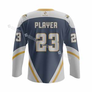 Vente en gros d'uniformes de hockey sur glace sur mesure ensembles de pantalons en jersey unisexe respirant à séchage rapide pour adultes - Product Image 2