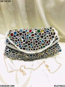 กระเป๋าคลัตช์สำหรับผู้หญิงงานราตรี,กระเป๋าคลัทช์สำหรับเจ้าสาวงานช่างทำมืองานราตรี - Product Image 4