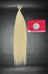 Extensiones de Cabello Humano Vietnamita de Primera Calidad, 100g, 60cm, Puntas Nano F, Cabello Virgen de un Solo Donante, Cutícula Alineada - Product Image 2