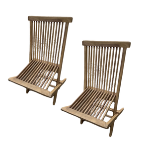 Chaise pliante en bois de haute qualité chaise de jardin minimaliste base d'eau en bois de teck usine directe d'Indonésie - Product Image 1