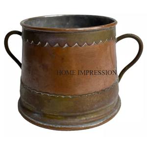 Taza de vino de madera hecha a mano creativa de Calidad exclusiva, taza de cerveza de madera Natural con asa en el interior de acero para suministro al por mayor - Product Image 6