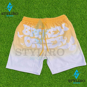 Pantalones cortos de malla personalizados de gran venta pantalones cortos de malla por sublimación de alta calidad para hombres y mujeres con estampados personalizados - Product Image 4