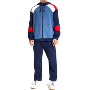 Nouvel arrivage Survêtements respirants de qualité pure pour hommes Private Label Ensemble d'hiver avec col à capuche et logo - Product Image 1