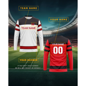 เสื้อฟุตบอลพร้อมคุณสมบัติระบายความร้อน ตัดเย็บอัตโนมัติ เสื้อฟุตบอลผู้ชาย ปรับแต่งชื่อและหมายเลขได้ สวมใส่สบาย ระบายอากาศได้ดี - Product Image 2