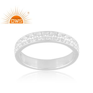 Fashionable Jewelry Manufacturer 925 Fine Sterling <b>Silver</b> <b>Statement</b> <b>Ring</b> Custom Jewelry For Women Gift For Her - Product Image 4