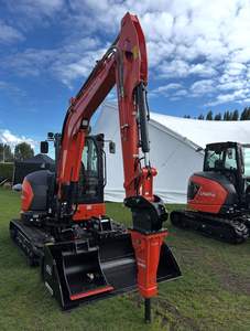 NOUVEAU 2020 pour U27-4 Mini-excavatrice sur chenilles de 2,7 tonnes, compacte, diesel, à rotation zéro, avec hydraulique auxiliaire et moteur - Product Image 2