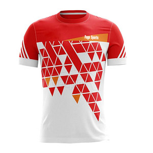 เสื้อฟุตบอลออกแบบเอง100% ผ้าโพลีเอสเตอร์สไตล์ล่าสุด - Product Image 1