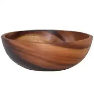 Cuenco de madera de Olivo de diseño moderno, acabado de impresión personalizado pulido ecológico para aperitivos, aceitunas, cenas, regalos - Product Image 4