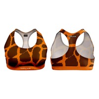 Soutien-gorge de sport court à séchage rapide, sans coutures, réversible, respirant, à transfert thermique, à maintien élevé, en Spandex/Nylon, à prix bas, best-seller