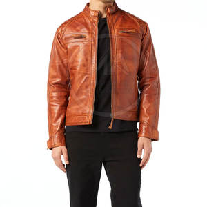 Chaqueta de cuero transpirable para hombre, ropa informal, chaqueta de cuero para hombre, chaqueta de invierno a precio razonable - Product Image 2