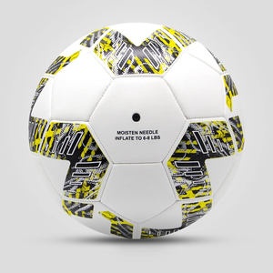 Ballon de football en vente chaude, ballon de football avec logo personnalisé, impression sportive, ballon de football pakistanais, taille 5, cousu à la machine, thermocollé - Product Image 2