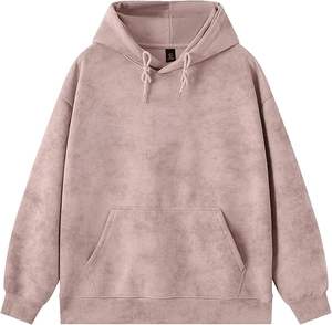 Sudadera con capucha lavada con ácido personalizada de estilo urbano de rizo francés pesado de alta calidad a precio de fábrica al por mayor - Product Image 2