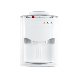 Dispensador de agua fría y caliente de escritorio de botellas de 5 galones de carga superior e independiente con compresor de bolsillo - Product Image 1