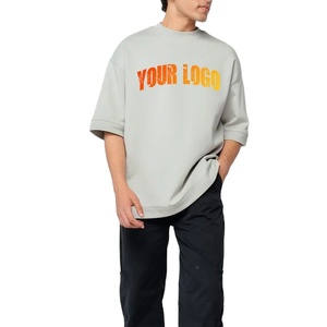 T-shirts personnalisés pour hommes à manches courtes, 100% coton, tissus doux et confortables, vêtements d'été pour hommes, prix de gros - Product Image 2
