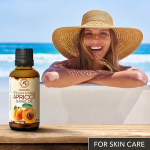 Aceite de Albaricoque Aromatika 20ml 50ml Prensado en Frío Refinado Prunus Armeniaca 100% Puro Natural Uso Diario para Rostro Uñas Manos - Product Image 5