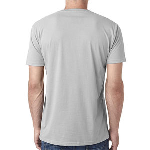Gris teint vente chaude 100% coton à manches courtes hommes T-shirts personnalisé t-shirt uni hommes 100% coton de qualité supérieure - Product Image 3