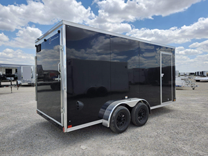 Remolque de Carga Cerrado de 7x16 pies, 7x14 pies, 84 Pulgadas de Altura Interior, Eje Tándem, Aluminio |   Capacidad de Carga de 2001-3000 kg - Product Image 3